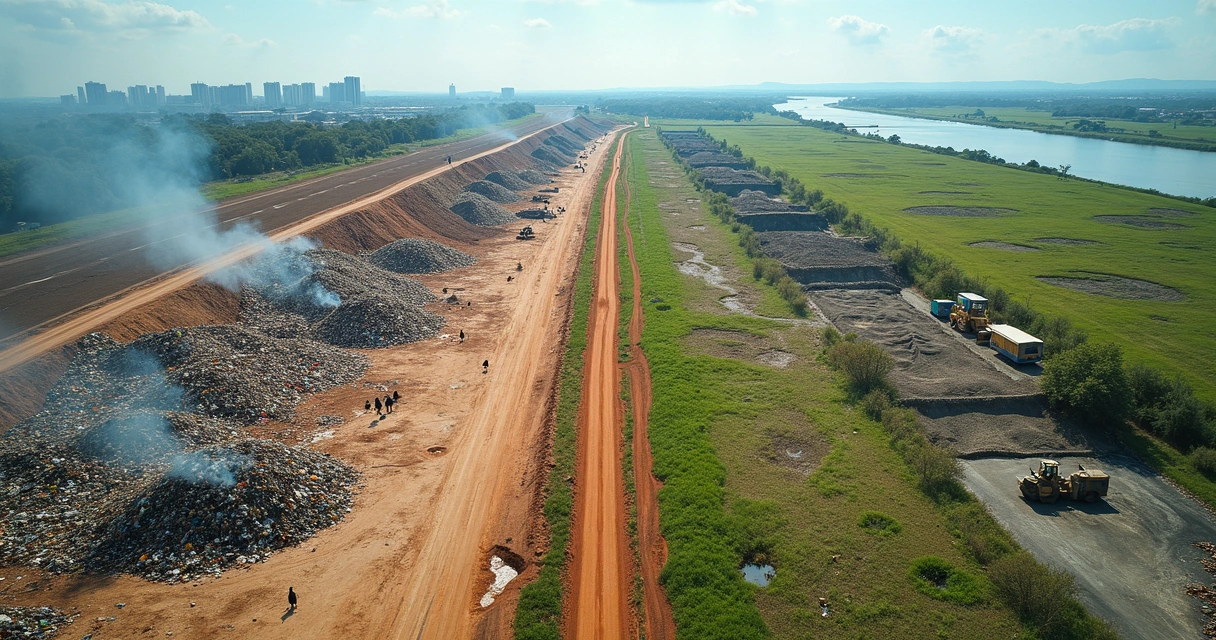 Entenda as diferenças entre aterro sanitário e lixão, com base na legislação que exige a substituição desses depósitos.
